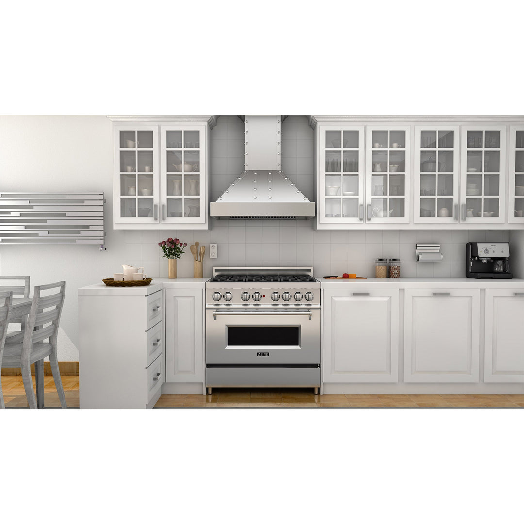 ZLINE 48 in. Ducted Vent Designer Series Wall Mount Range Hood in Satin Stainless Steel (655-4SSSS-48)