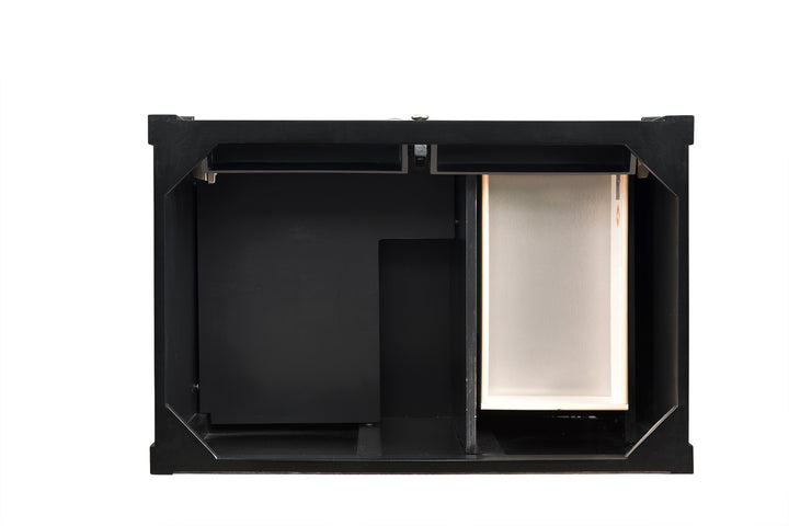 Brittany 36" Single Vanity Cabinet, Black Onyx