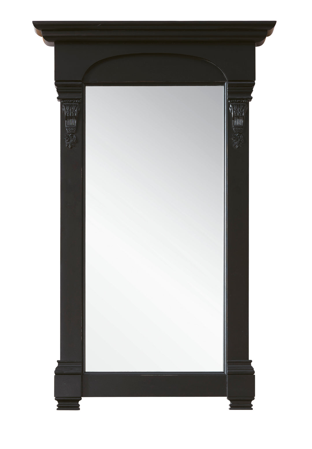 Brookfield 26" Mirror, Antique Black