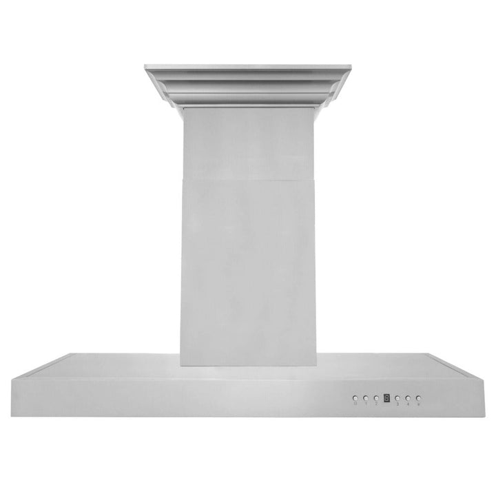 24" ZLINE CrownSoundâ„¢Ducted Vent Wall Mount Range Hood in Stainless Steel with Built-in Bluetooth Speakers (KECRN-BT-24)