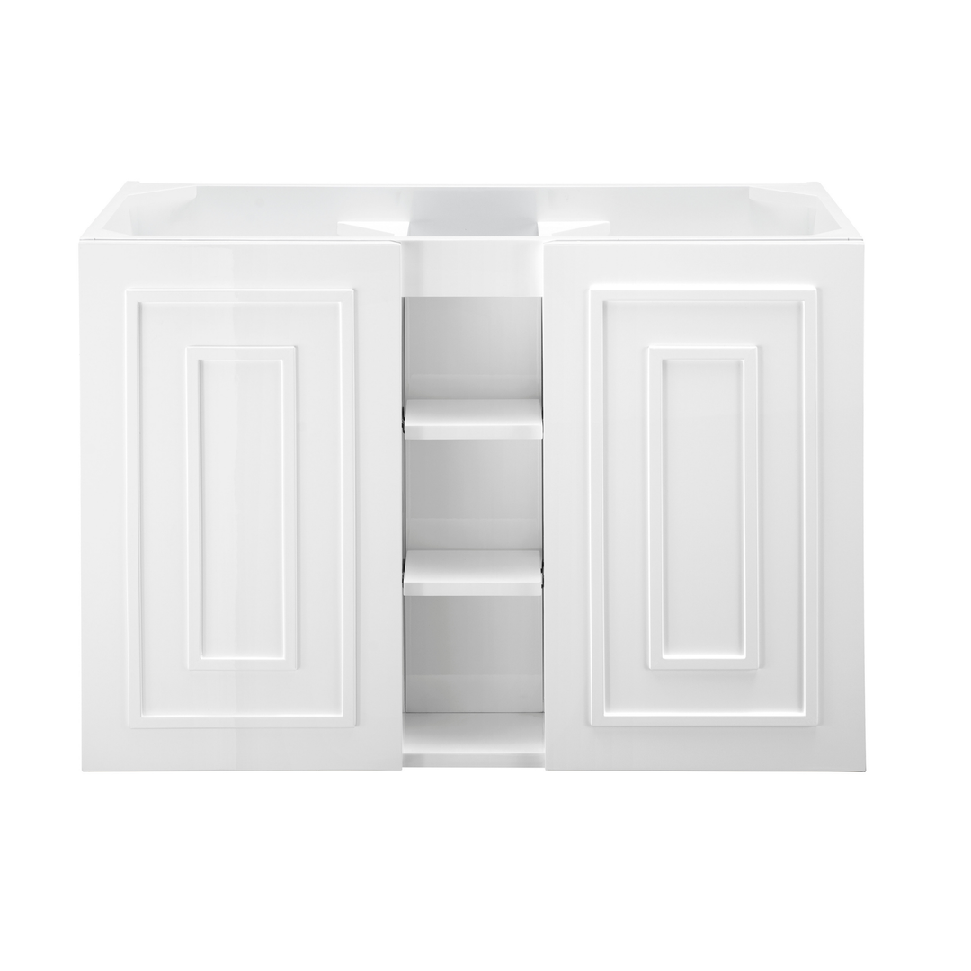 Alicante 39.5" Single Vanity Cabinet, Glossy White