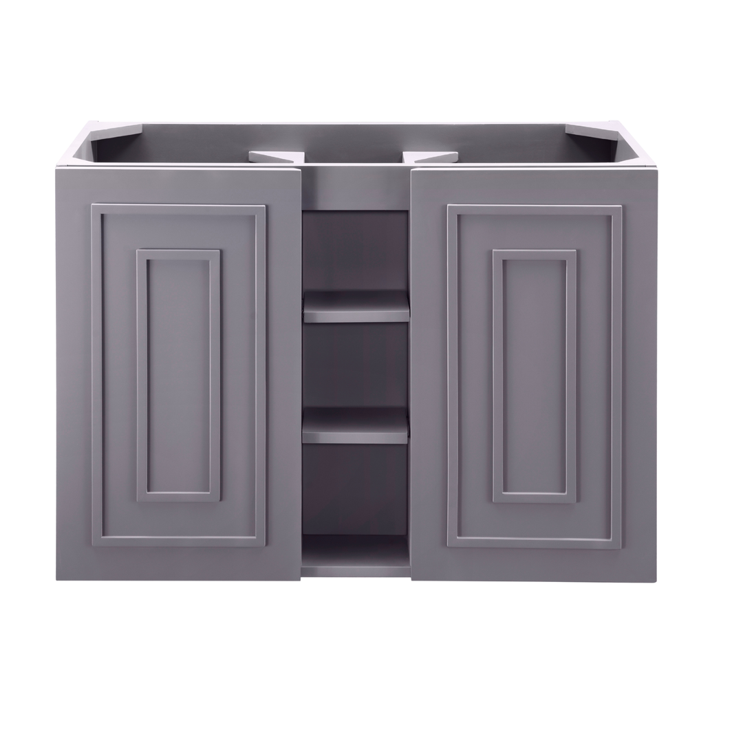 Alicante 39.5" Single Vanity Cabinet, Gray Smoke