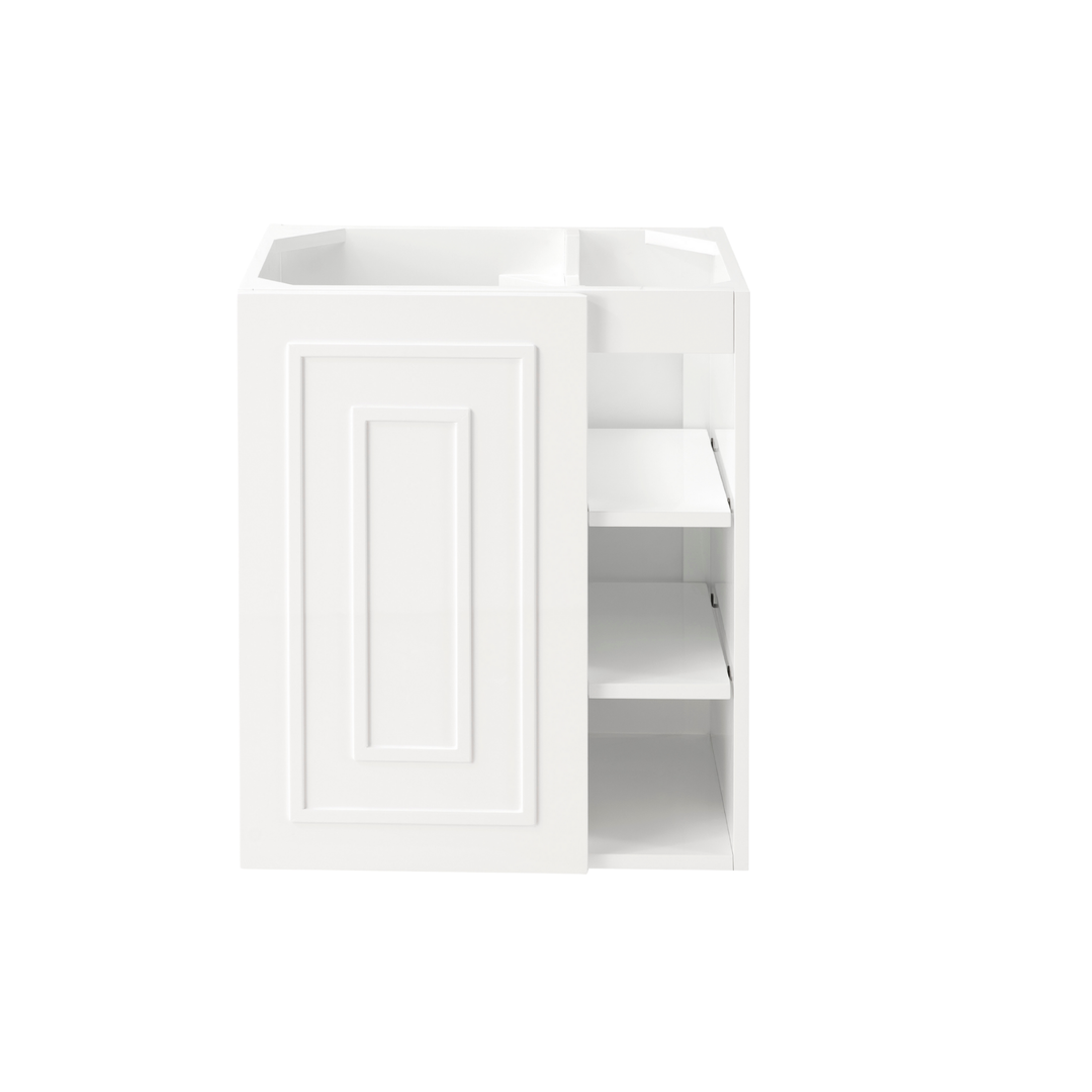 Alicante 24" Single Vanity Cabinet, Glossy White
