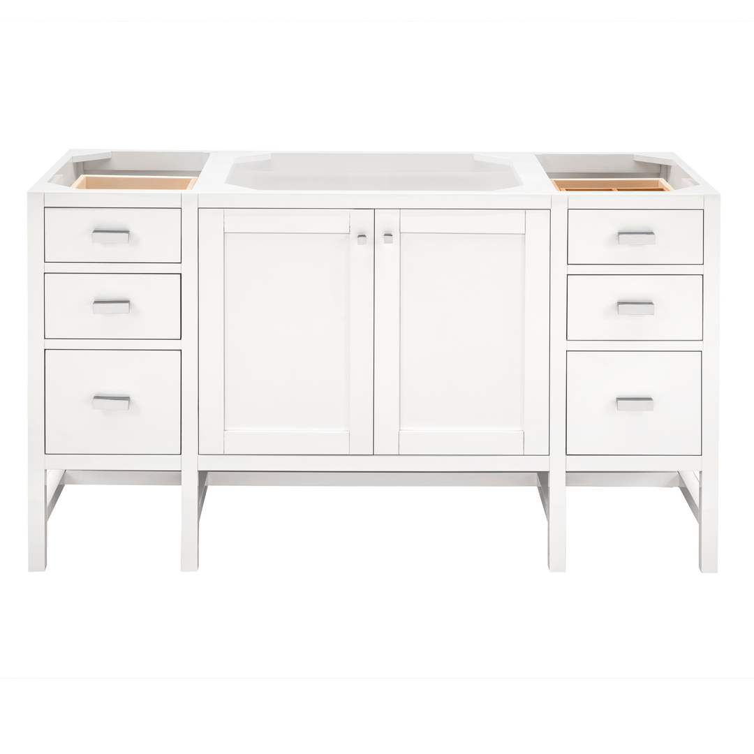 Addison 60" Single Vanity Cabinet, Glossy White