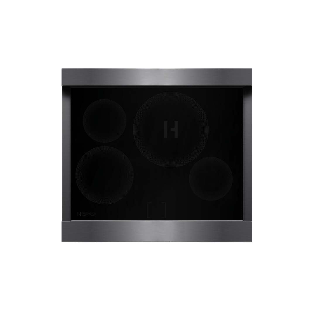 30″ Induction Cooktop – Black Stainless