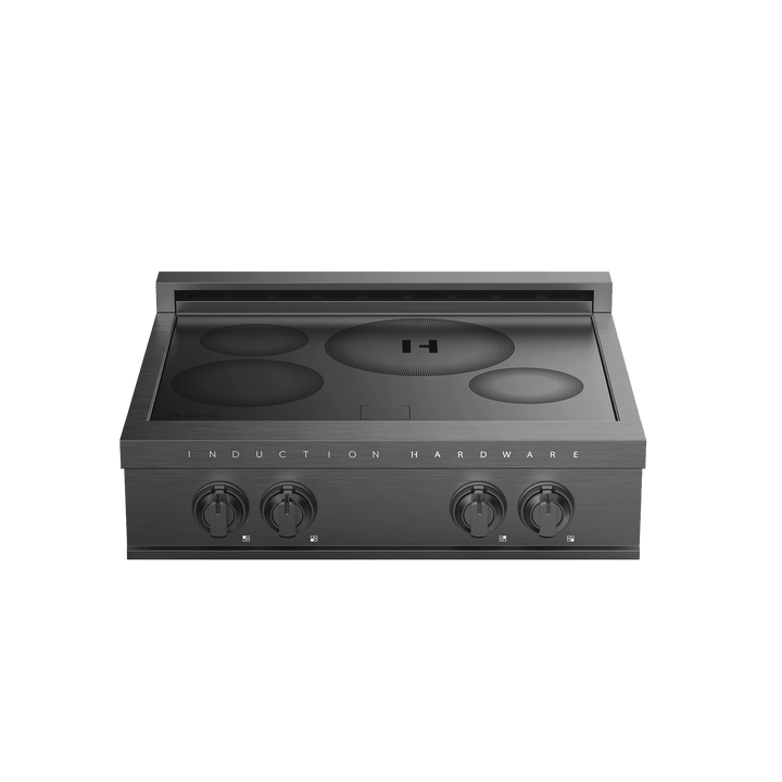 30″ Induction Cooktop – Black Stainless