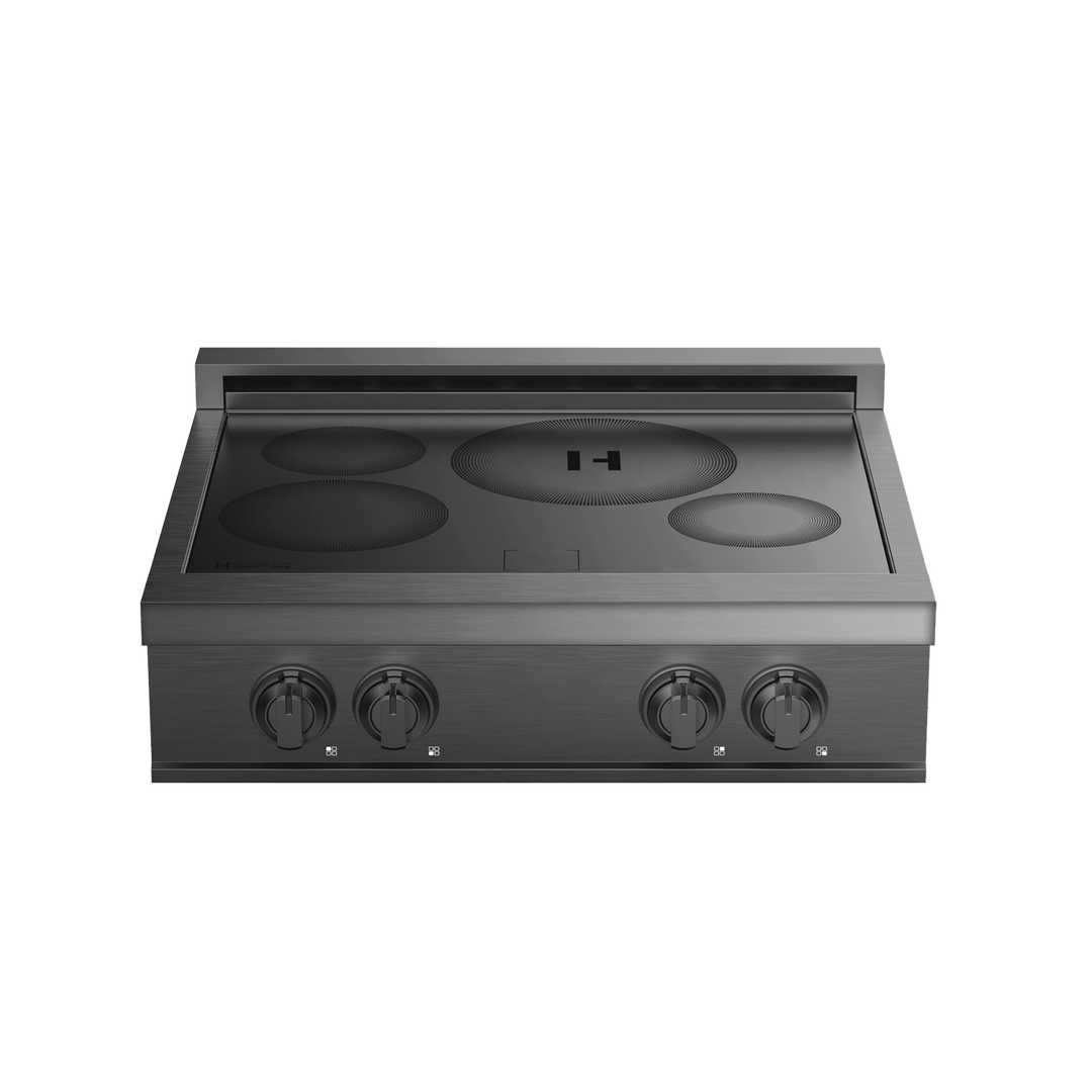 30″ Induction Cooktop – Black Stainless