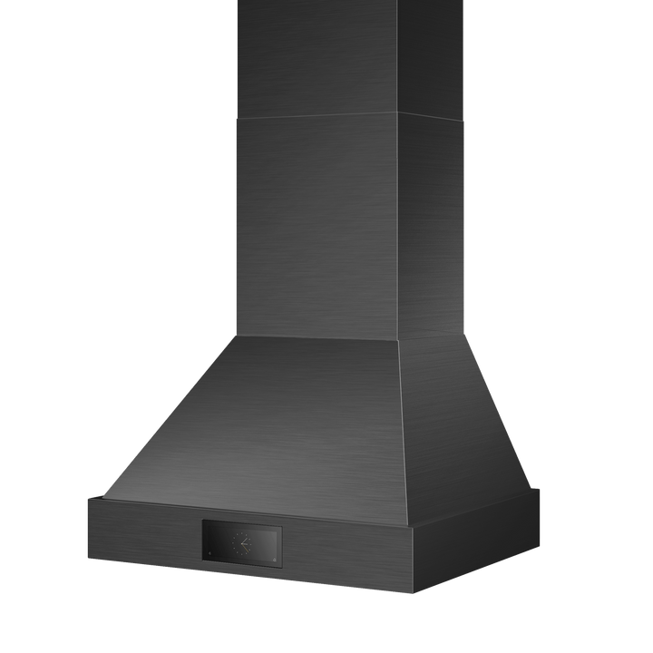 30″ Professional Range Hood – Black Stainless