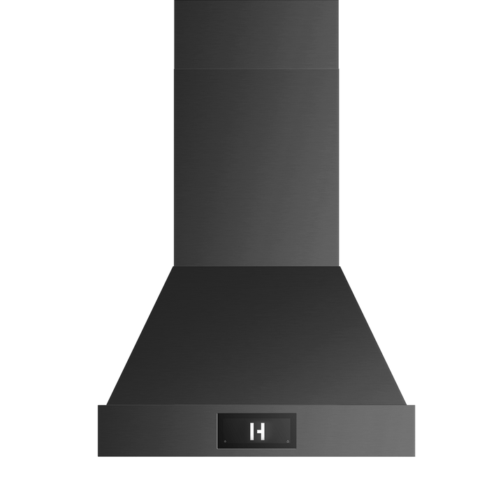 30″ Professional Range Hood – Black Stainless