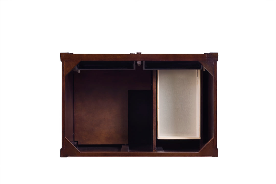 Brittany 36" Single Vanity Cabinet, Burnished Mahogany