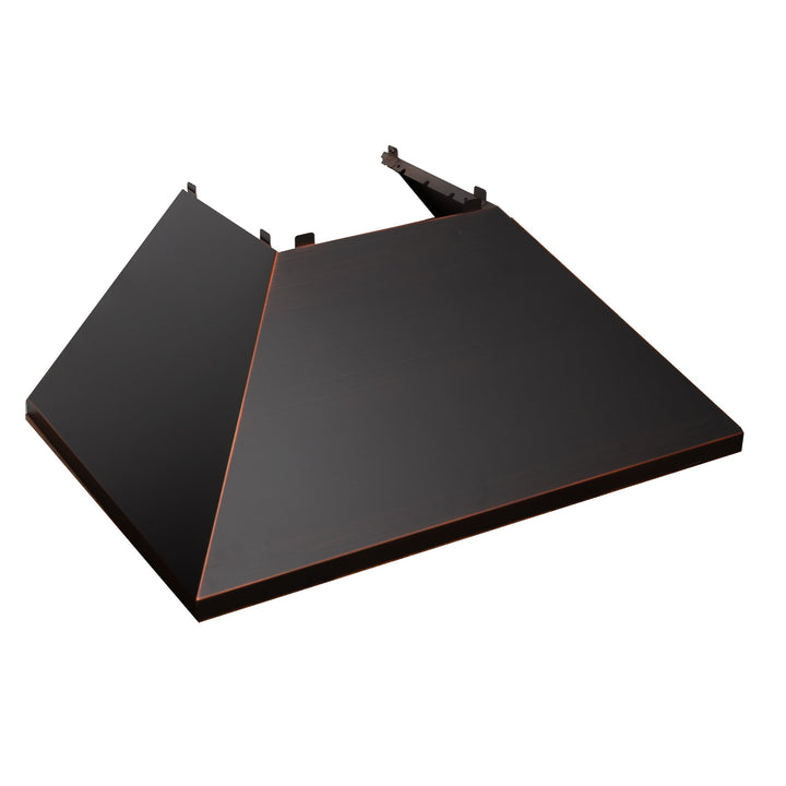 36" Ducted Fingerprint Resistant Stainless Steel Range Hood with Oil Rubbed Bronze Shell (8654ORB-36)