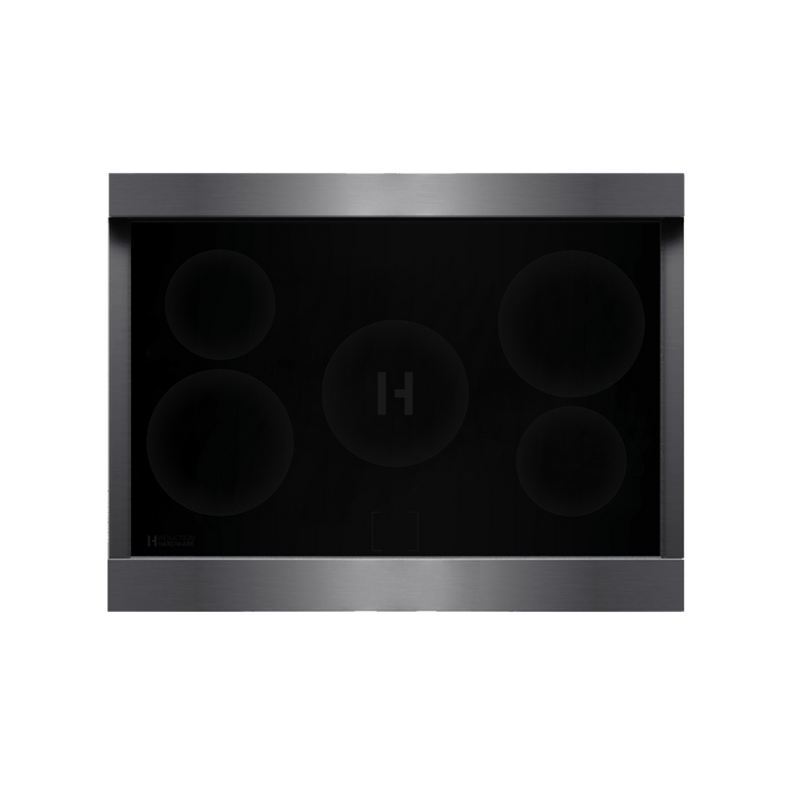 36″ Induction Cooktop – Black Steel