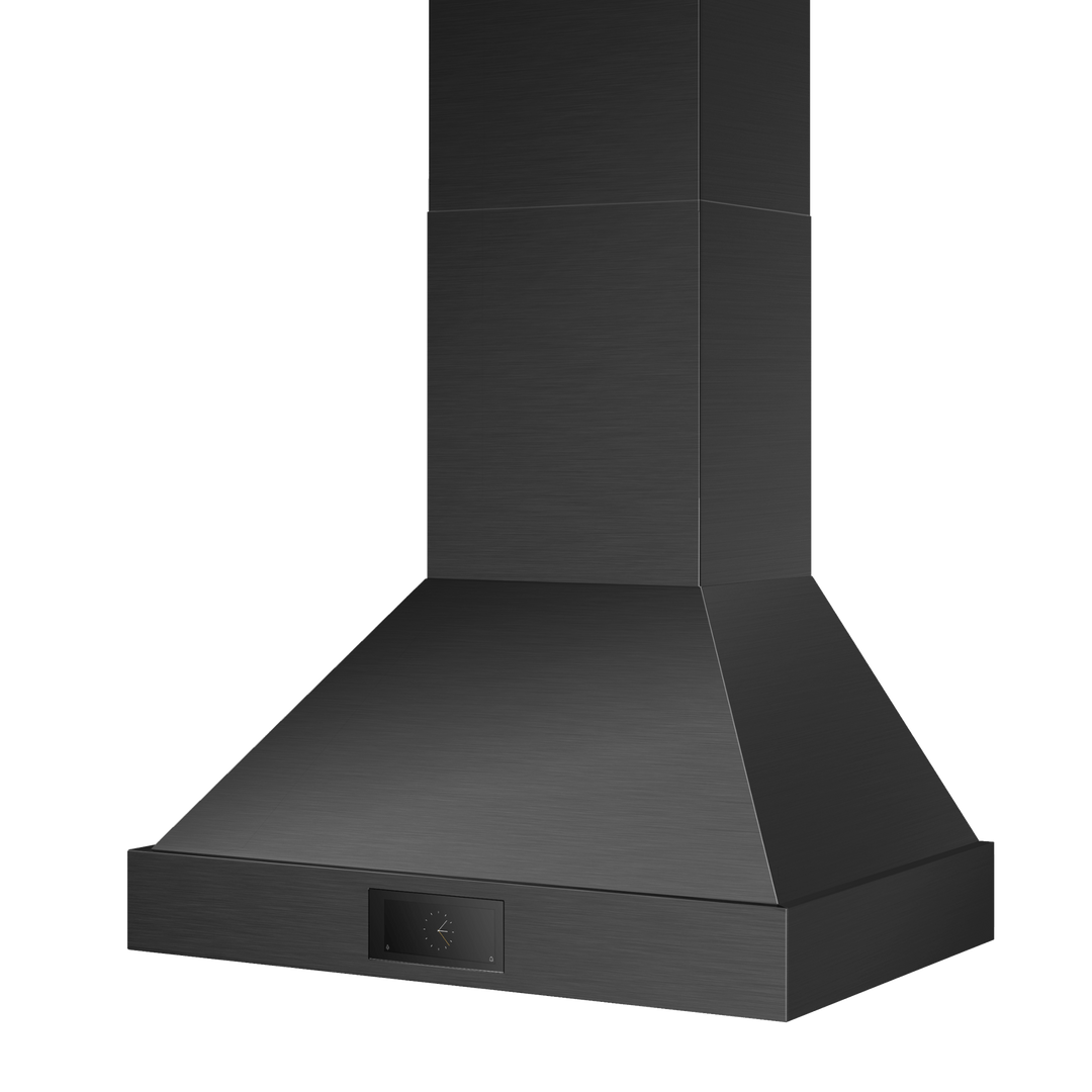 36″ Professional Range Hood – Black Stainless