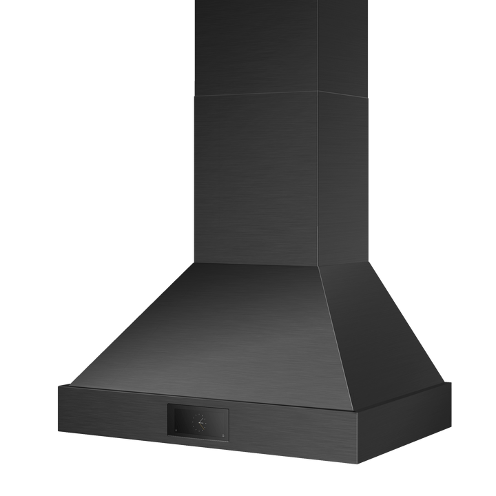 36″ Professional Range Hood – Black Stainless