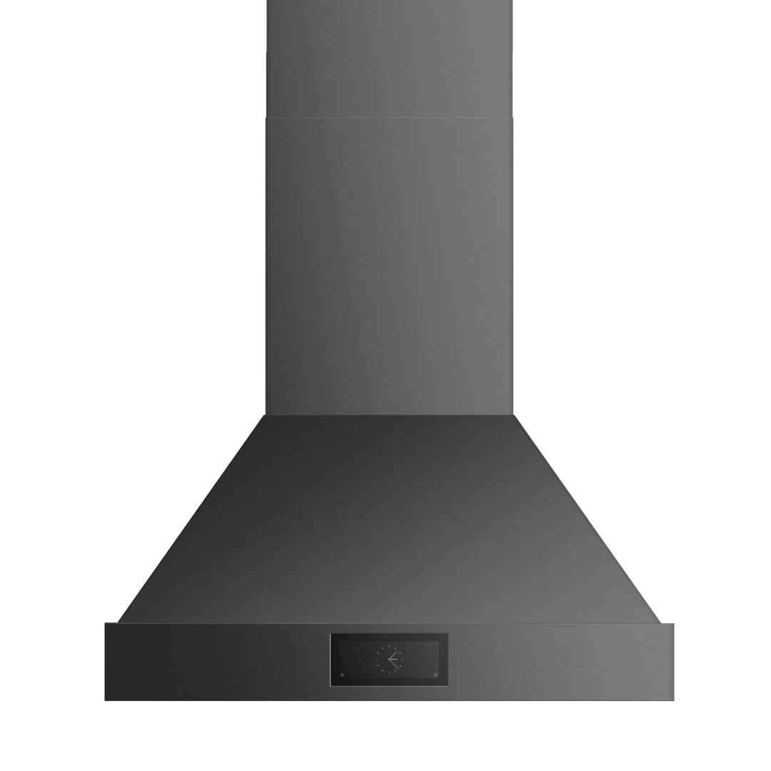 36″ Professional Range Hood – Black Stainless