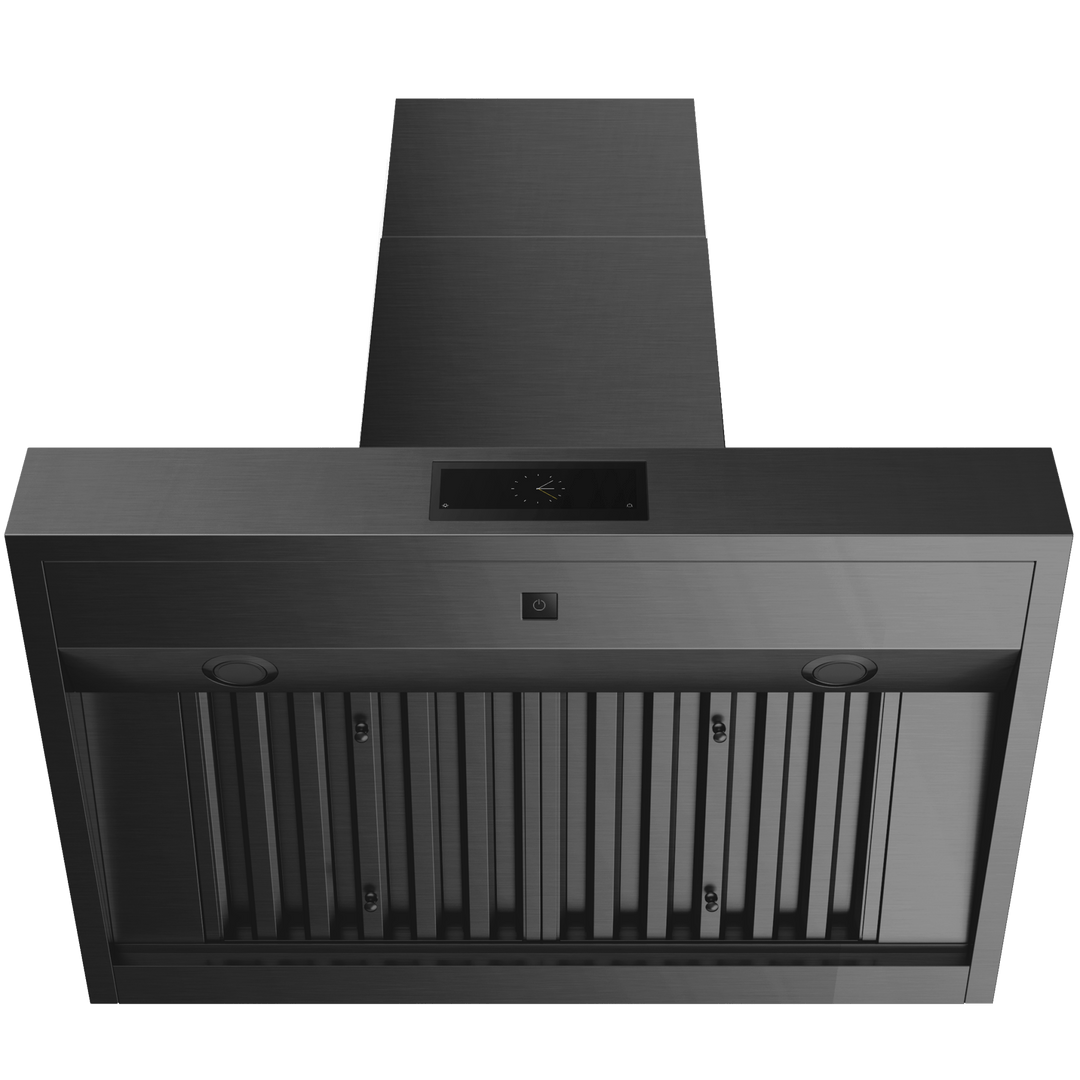 36″ Professional Range Hood – Black Stainless