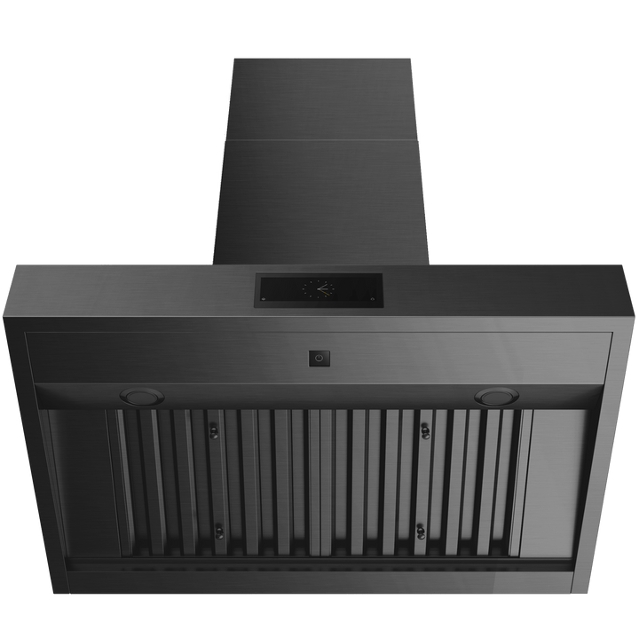 36″ Professional Range Hood – Black Stainless