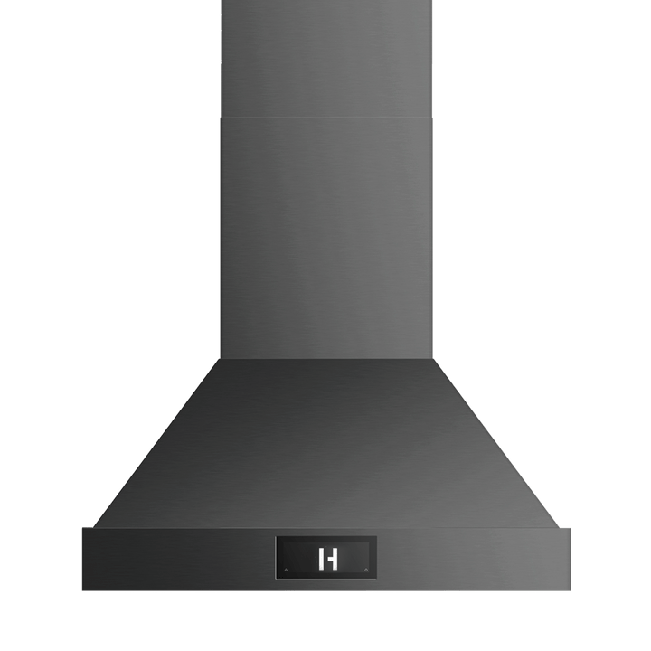 36″ Professional Range Hood – Black Stainless