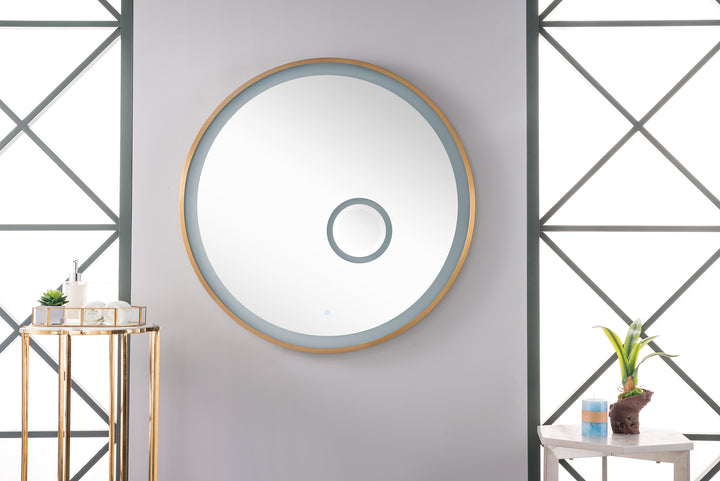Radiance 36" Mirror, Brushed Gold