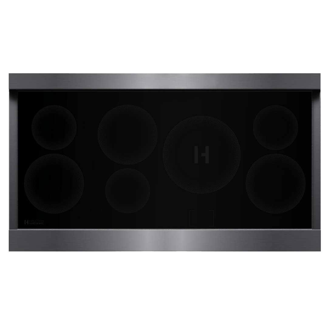 48″ Induction Cooktop – Black Stainless