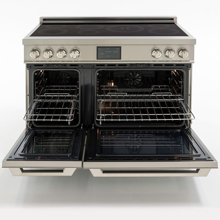 48″ Professional Induction Range – Stainless Steel
