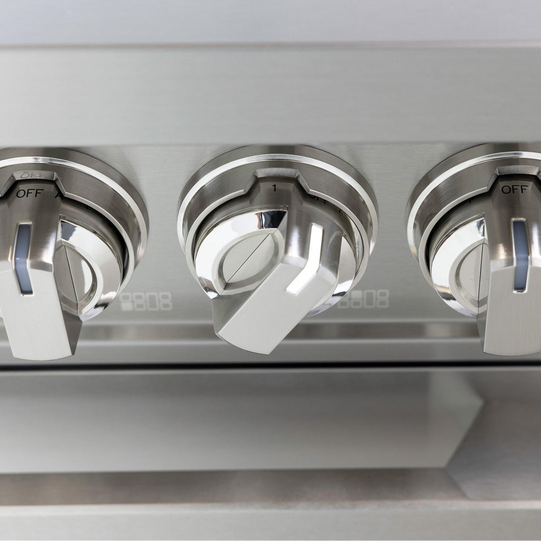 48″ Professional Induction Range – Stainless Steel