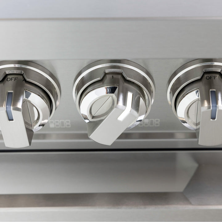 48″ Professional Induction Range – Stainless Steel