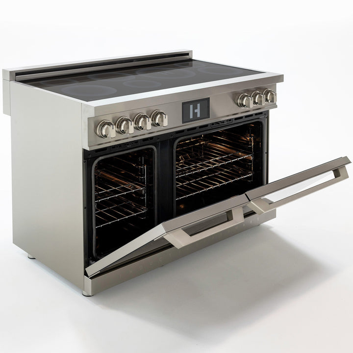 48″ Professional Induction Range – Stainless Steel
