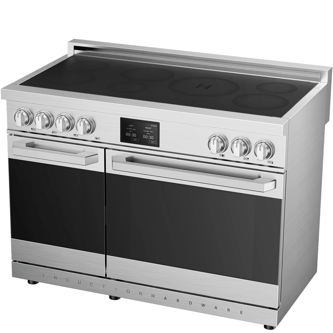 48″ Professional Induction Range – Stainless Steel