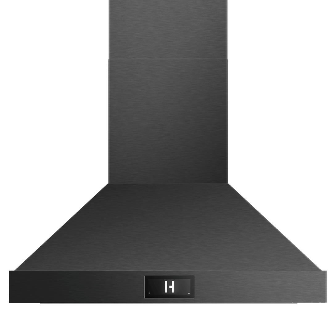 48″ Professional Range Hood – Black Stainless