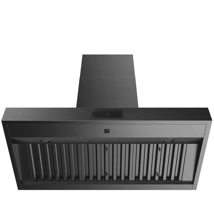 48″ Professional Range Hood – Black Stainless