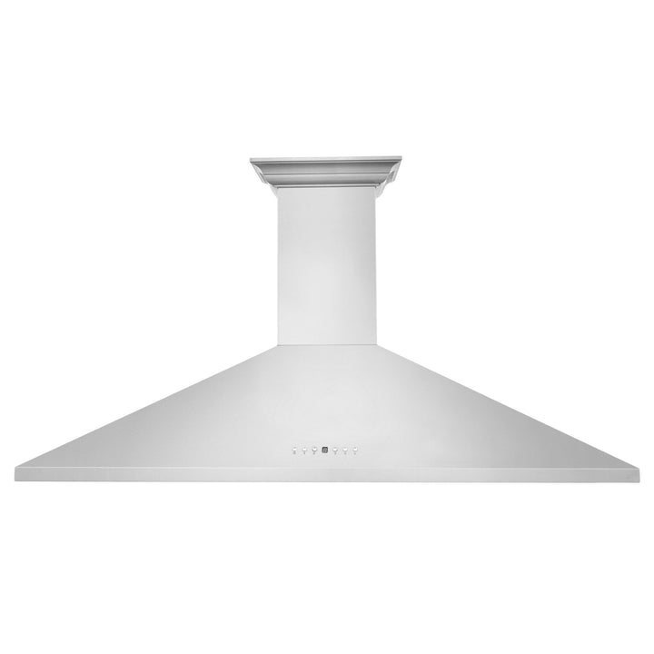 48" ZLINE CrownSoundâ„¢Ducted Vent Wall Mount Range Hood in Stainless Steel with Built-in Bluetooth Speakers (KL2CRN-BT-48)