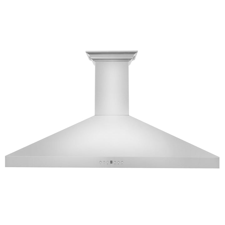 48" ZLINE CrownSoundâ„¢Ducted Vent Wall Mount Range Hood in Stainless Steel with Built-in Bluetooth Speakers (KL3CRN-BT-48)
