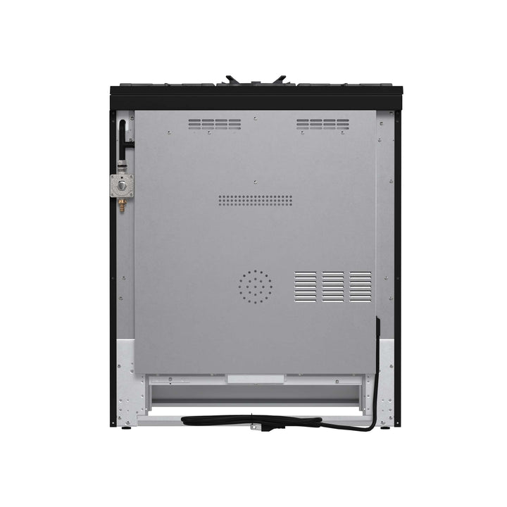 Forno Leonardo 30-Inch Stainless Steel Gas Range, 5 Sealed Burners (Totaling 39,500 BTU), 5 cu.ft. Convection Oven, Continuous Cast Iron Grates, Black Enamel Interior, Auto Re-Ignition, LP Conversion Kit Included