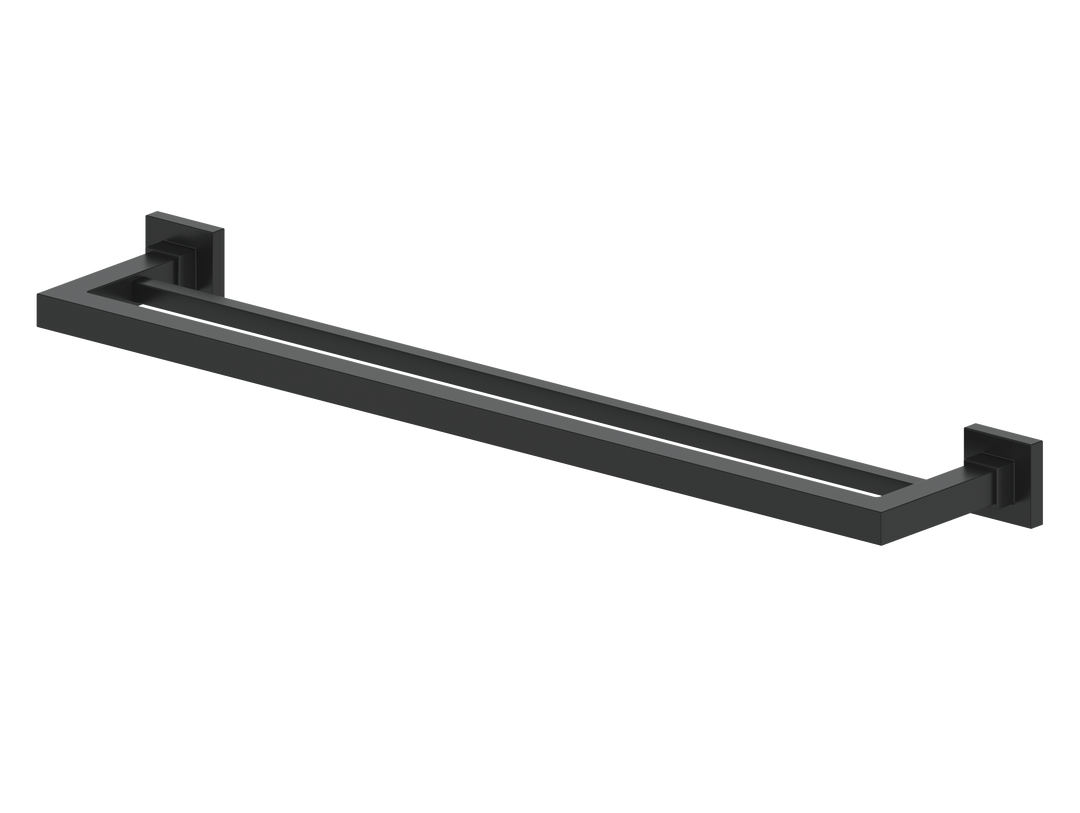ZLINE Bliss Double Towel Rail in Matte Black (BLS-TRD-MB)