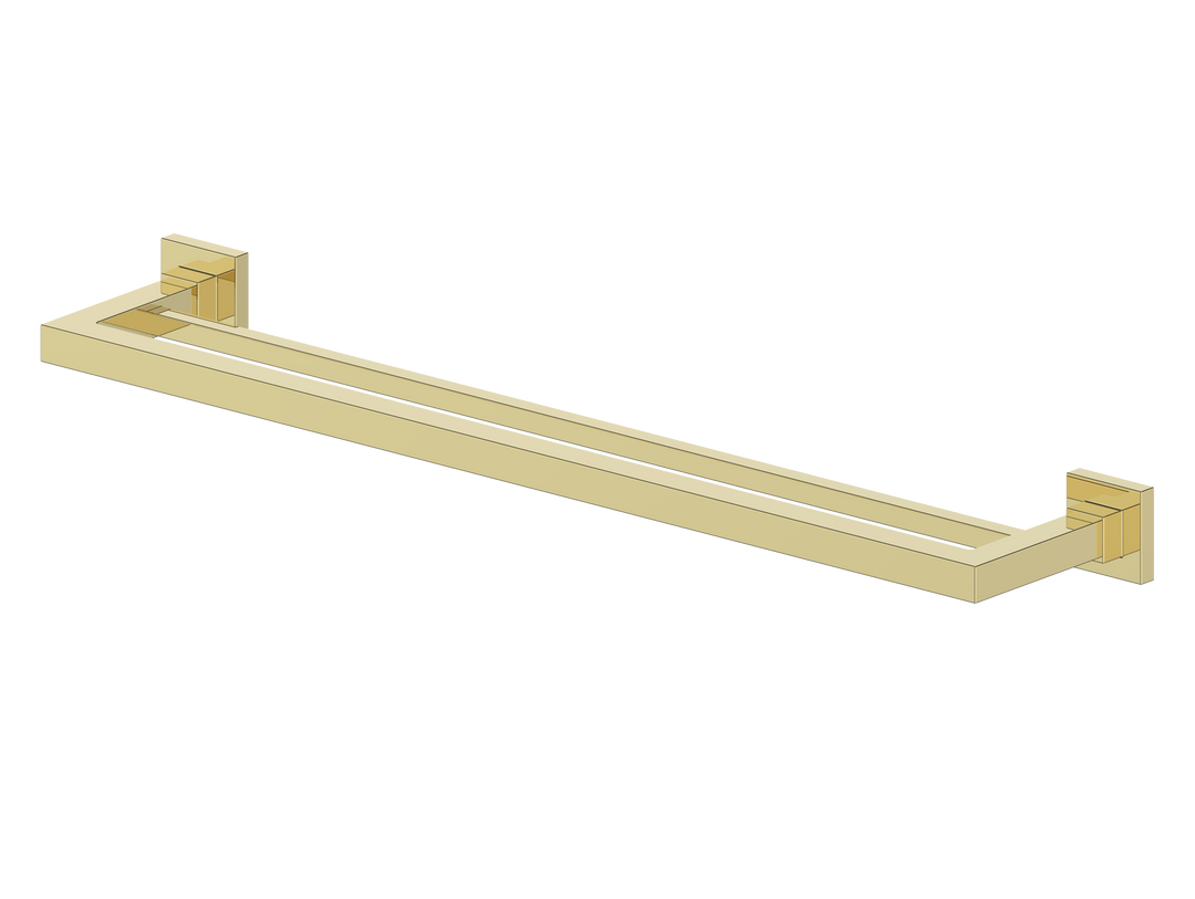 ZLINE Bliss Double Towel Rail in Polished Gold (BLS-TR-PG)