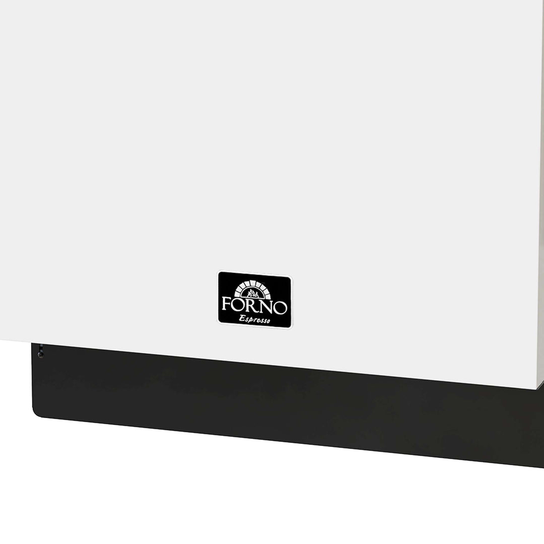 Forno Romano Espresso 24-Inch Built-In Dishwasher, White Finish, Stainless Steel Tub, 49 dBA, Energy Star Certified