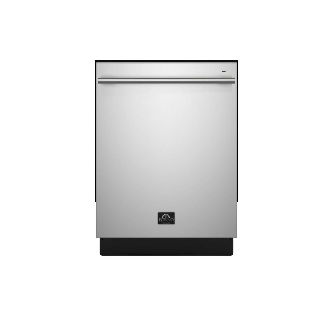 Forno Romano 24-Inch Built-In Dishwasher, Stainless Steel Finish, Stainless Steel Tub, 49 dBA, Energy Star Certified
