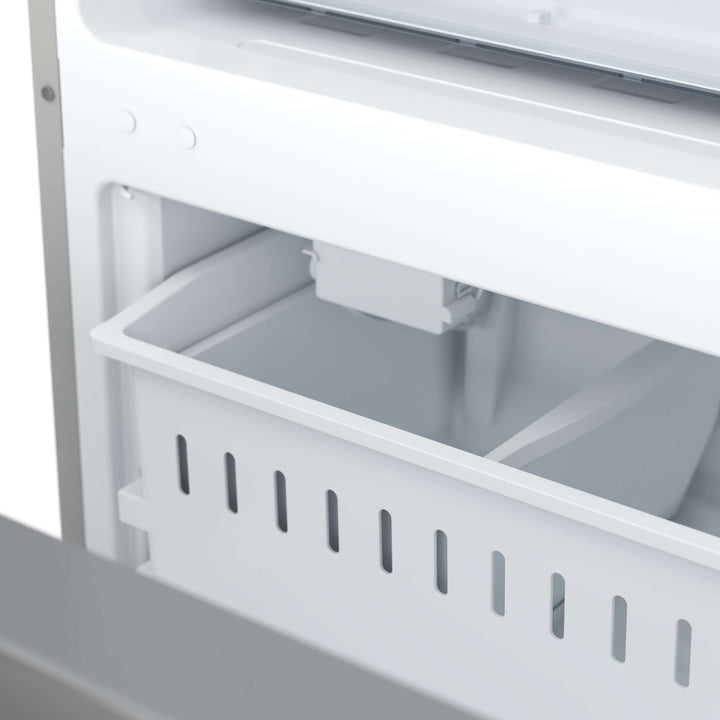 Forno Milano Espresso 31-Inch Stainless Steel Bottom Freezer Refrigerator, 17.2 cu.ft., Built-In Ice Maker, ENERGY STAR