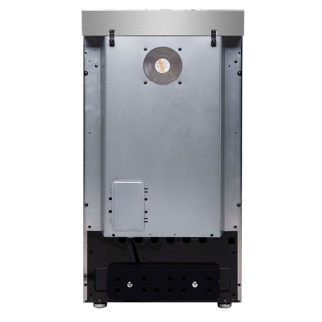 Forno Loiano 24 Inch Freestanding Electric Range Stainless Steel with Storage Drawer