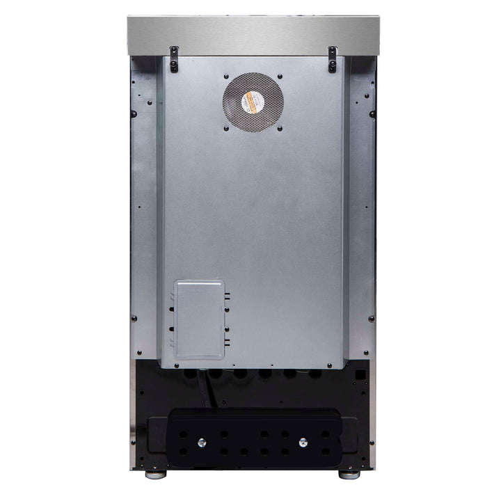 Forno Loiano 24 Inch Freestanding Electric Range Stainless Steel with Storage Drawer