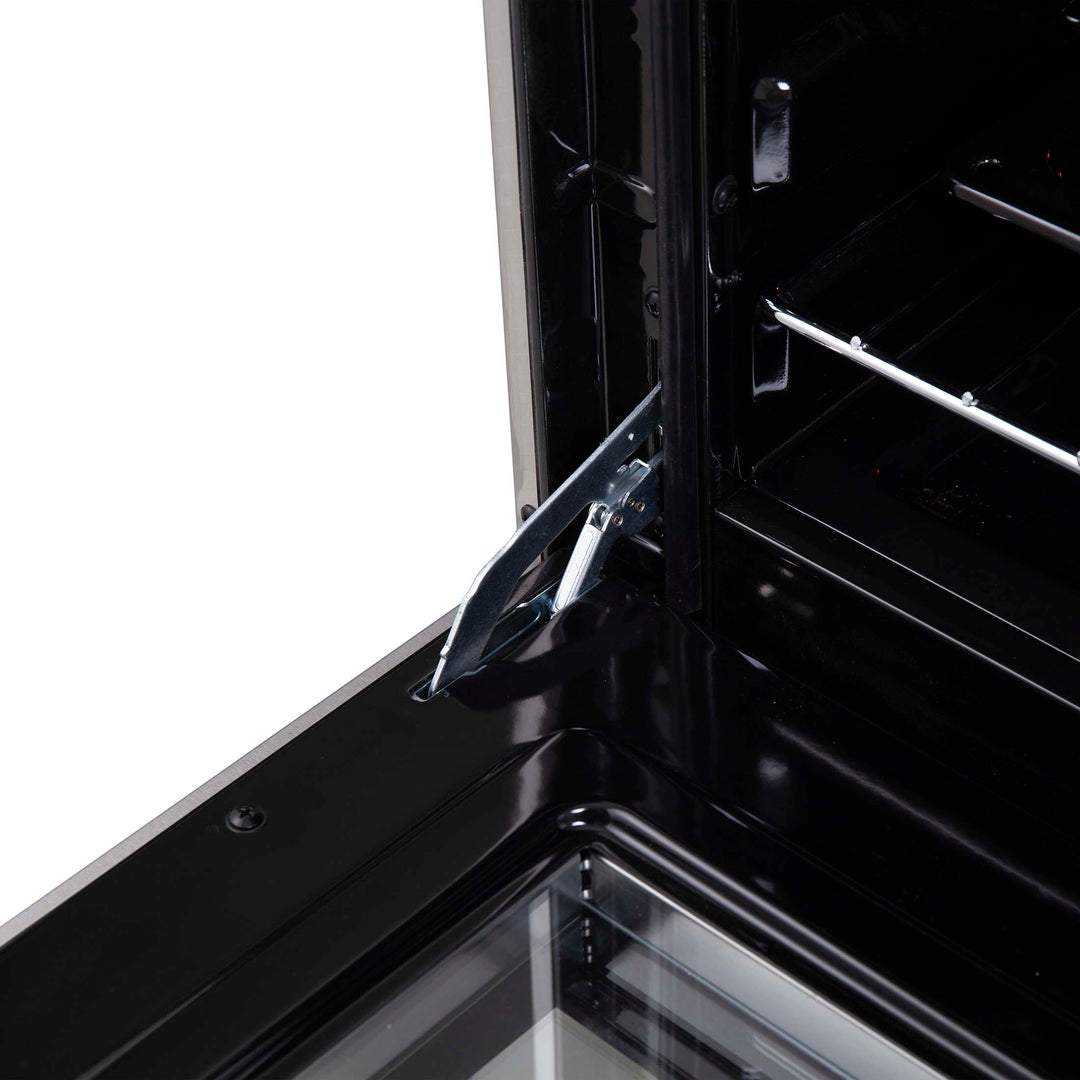 Forno Loiano 24 Inch Freestanding Electric Range Stainless Steel with Storage Drawer