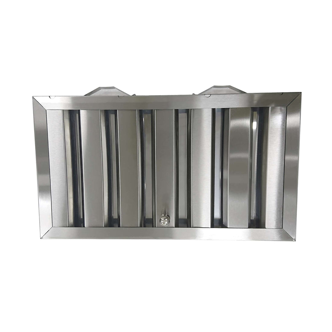 Forno Frassanito 36-Inch Recessed Range Hood, 450 CFM, Stainless Steel Baffle Filters, LED Lighting