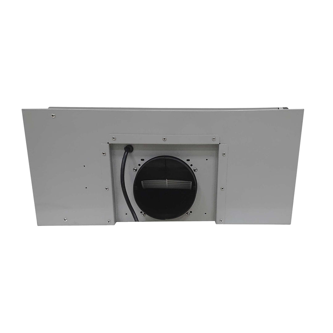 Forno Frassanito 36-Inch Recessed Range Hood, 450 CFM, Stainless Steel Baffle Filters, LED Lighting