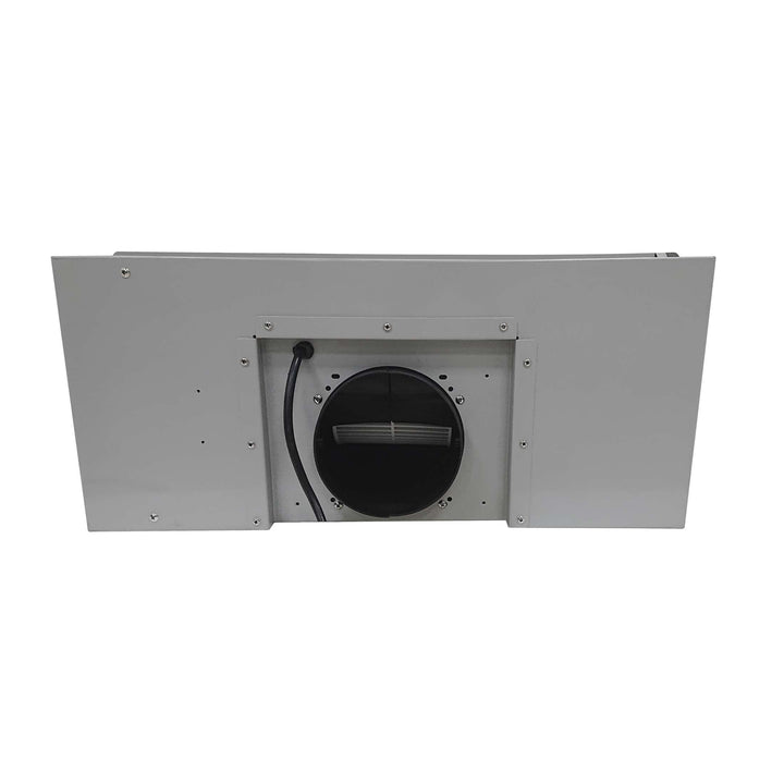 Forno Frassanito 36-Inch Recessed Range Hood, 450 CFM, Stainless Steel Baffle Filters, LED Lighting