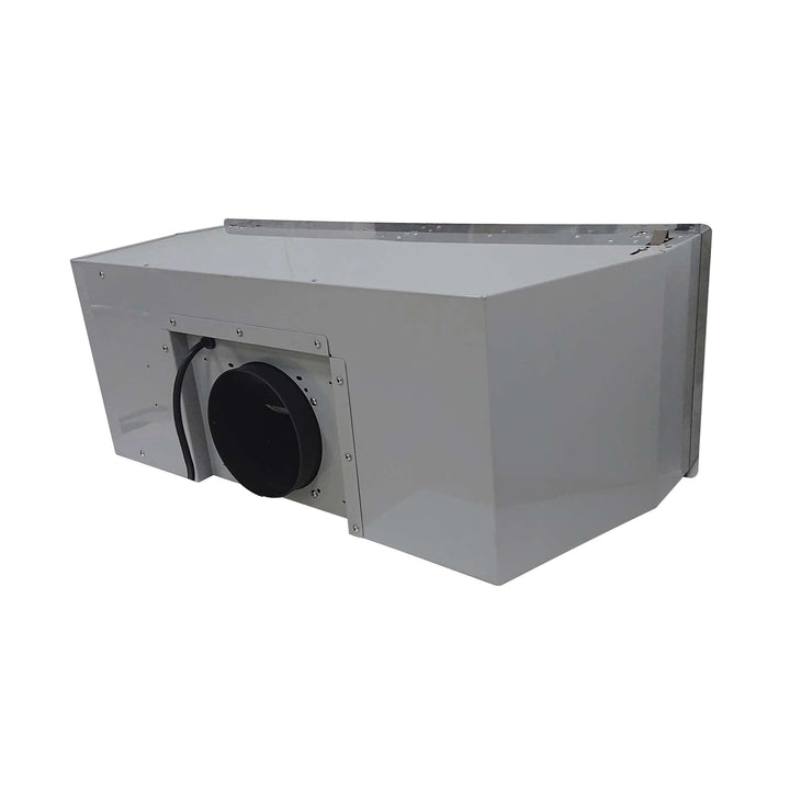 Forno Frassanito 36-Inch Recessed Range Hood, 450 CFM, Stainless Steel Baffle Filters, LED Lighting