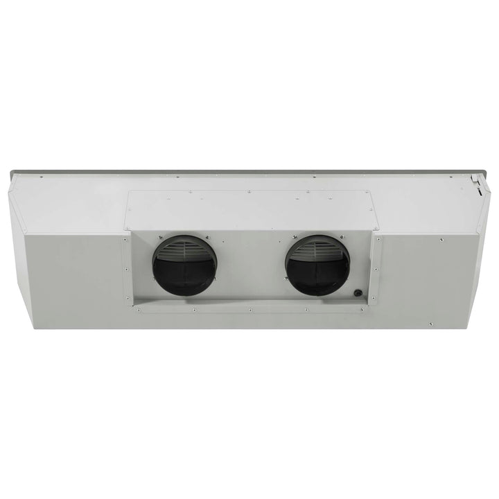 Forno Frassanito 48-Inch Recessed Range Hood, Stainless Steel Baffle Filters, LED Lighting