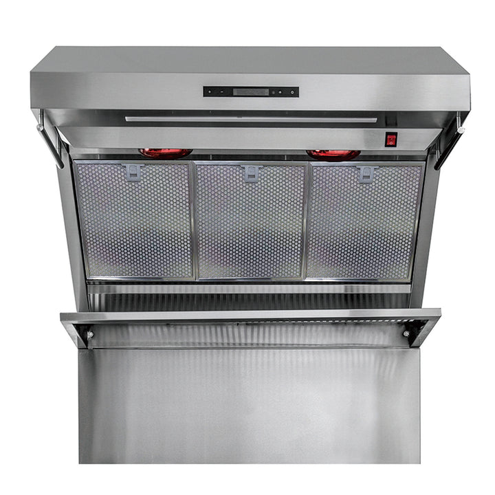 Forno Savona 36-Inch Wall Mount Range Hood, Hybrid Filters, Backsplash Included