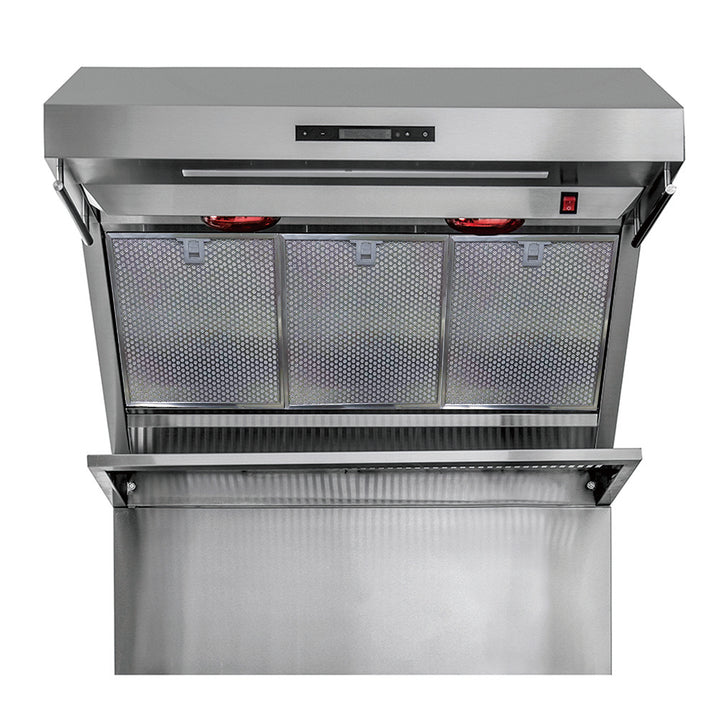 Forno Savona 36-Inch Wall Mount Range Hood, Hybrid Filters, Backsplash Included