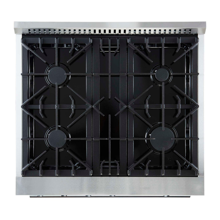 Marco 30-inch Gas Range Stainless Steel, 4 Burners 37,000 BTU, 4.32 cu.ft. Convection Oven